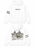 MELCEY Middle Eastern Hoodie White