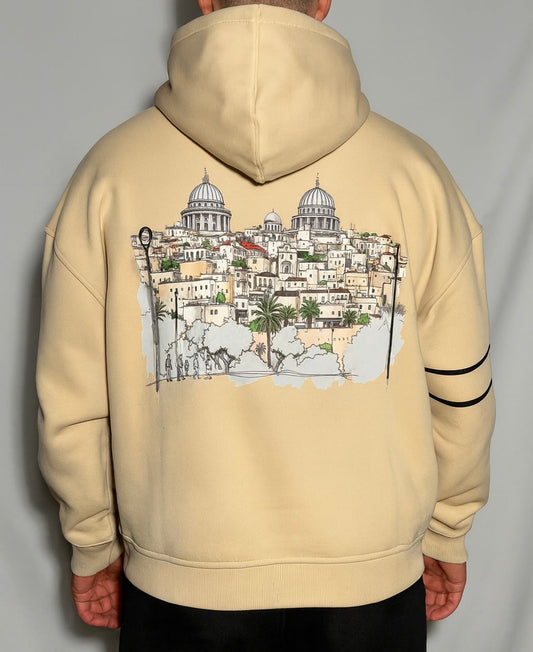 Hoodie Middle East Beige