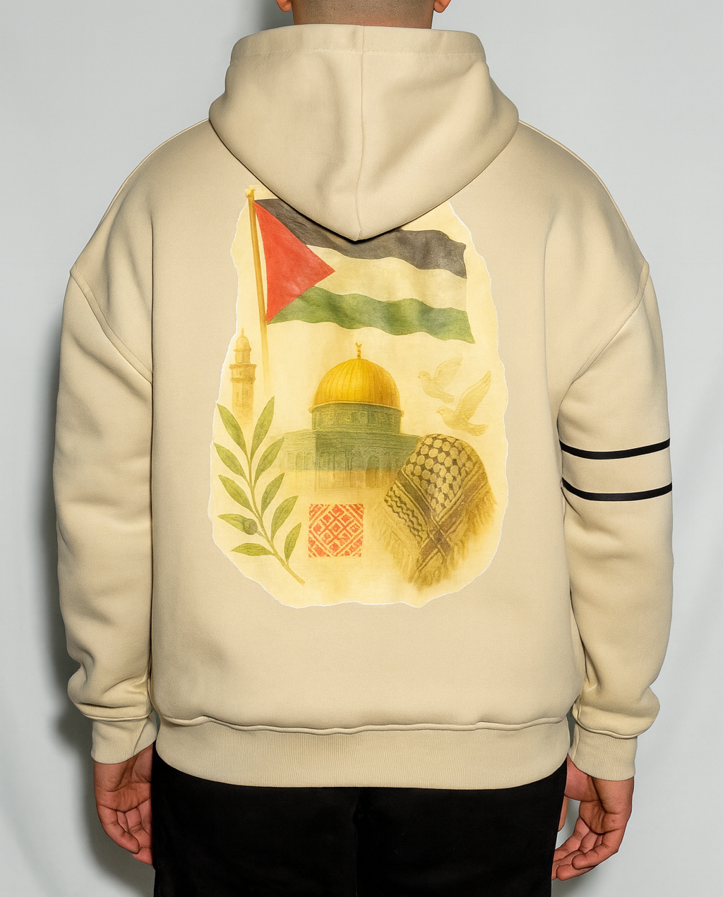 Hoodie Beige Palestina