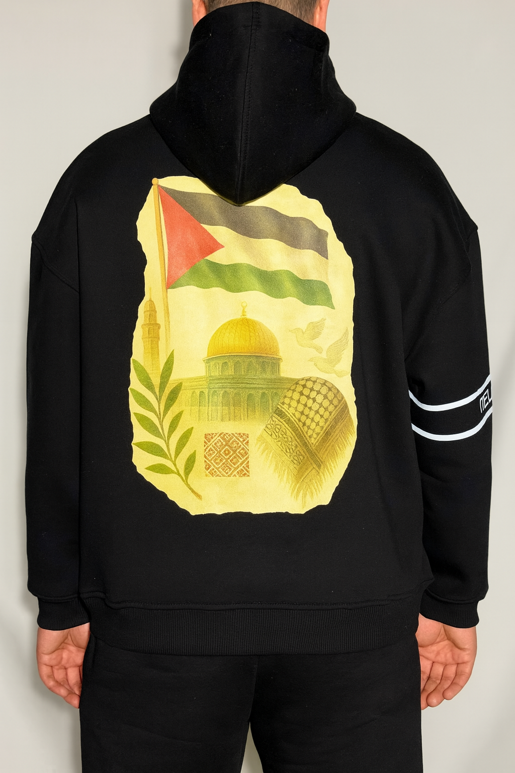 Hoodie Palestina Black