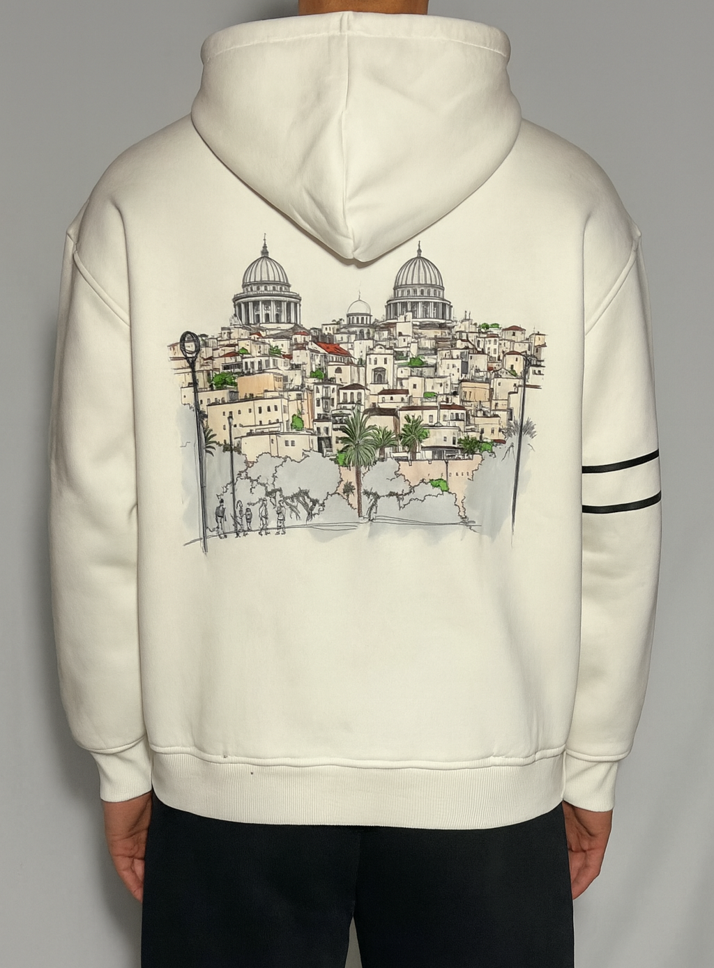 Hoodie Middle East White