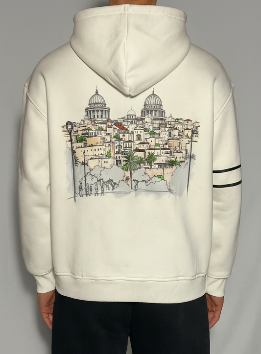 Hoodie Middle East White